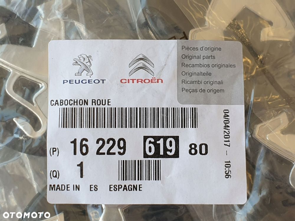 Oryginał Dekielki Dekle Kapsle Zaślepki Peugeot - 5