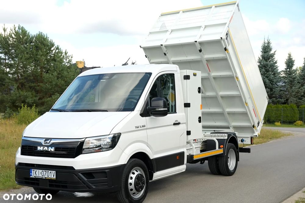 Volkswagen CRAFTER MAN TGE 5.160 * WYWROTKA * BOGATY * PRZEB: 18 000km! * JAK NOWY! - 2
