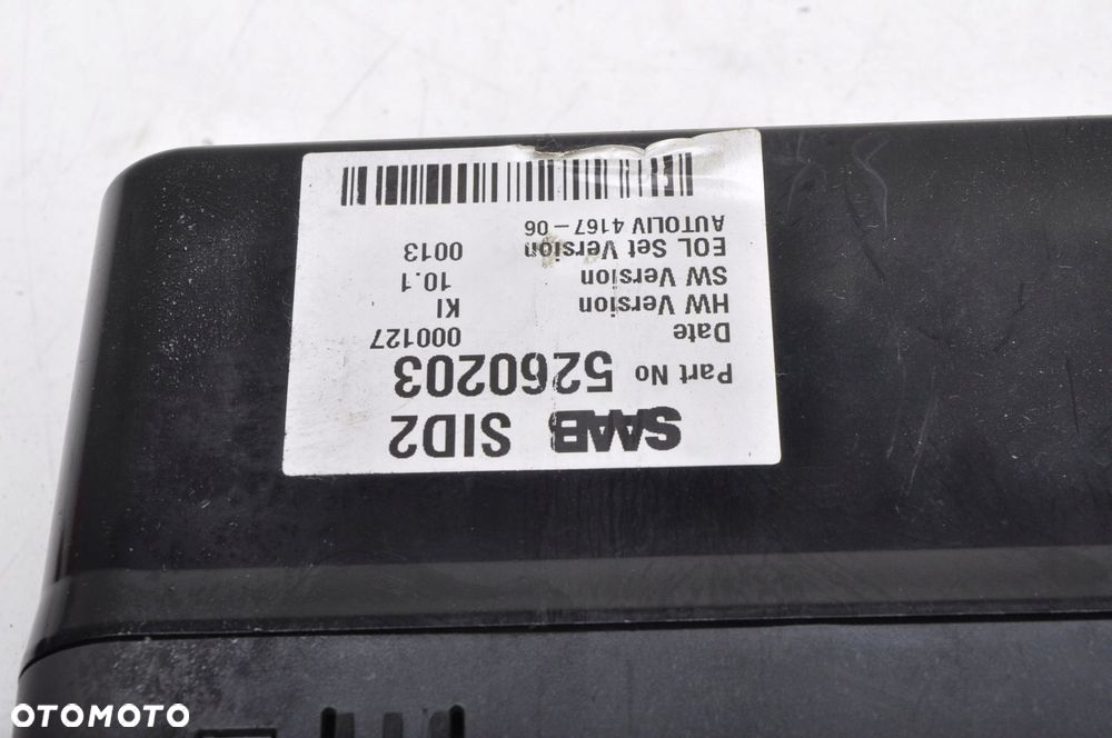 SAAB 9-3 I WYŚWIETLACZ GŁOŚNIK 5260203 - 4