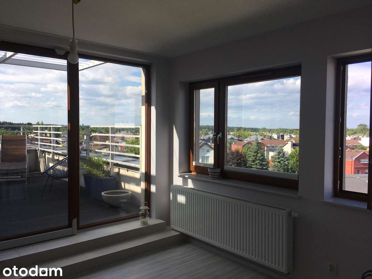 Apartament na skraju lasu z panoramicznym widokiem,taras na dachu