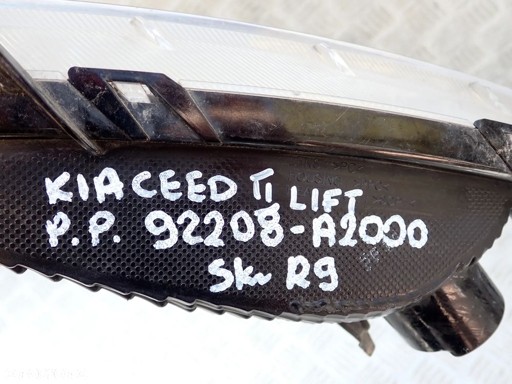 ŚWIATŁA DO JAZDY DZIENNEJ KIA CEED II LIFT PRAWY PRZÓD 92208-A2000 - 6