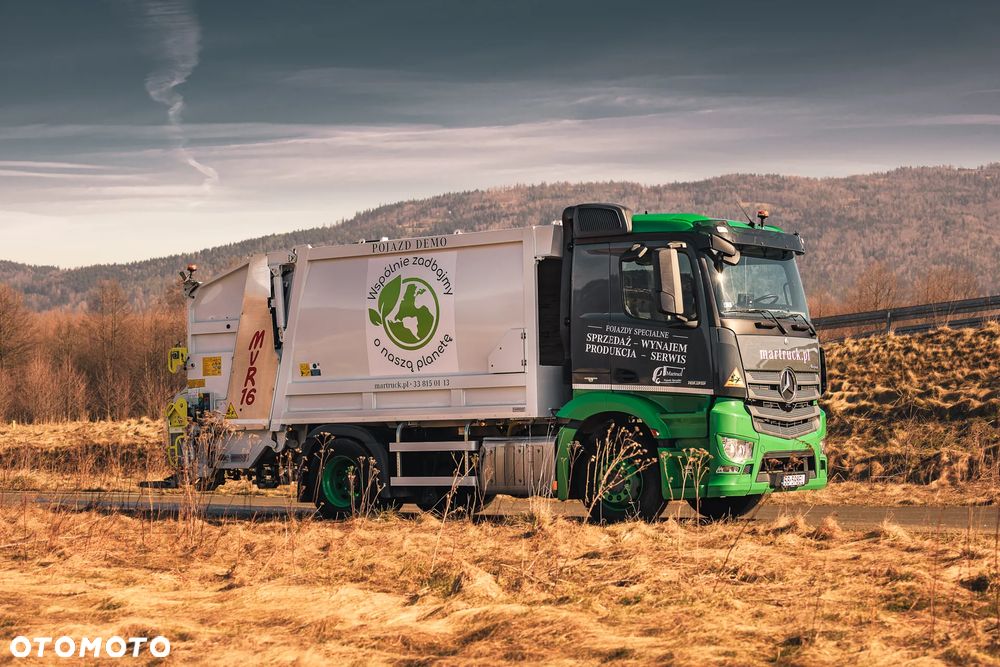 Mercedes-Benz Antos 4x2  śmieciarka, 1 komorowa 16 m3, ZABUDOWA 2022,  serwis, gwarancja, sprzedaż/wynajem - 8