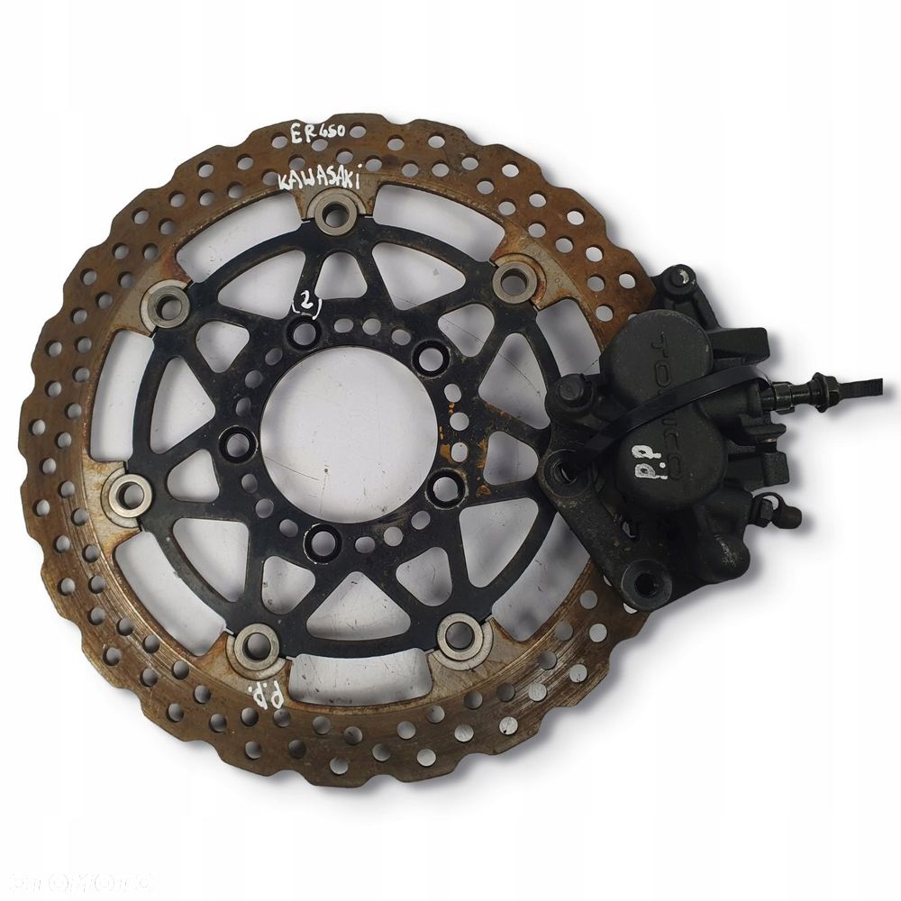PRAWA TARCZA HAMULCOWA ZACISK PRZÓD kawasaki ER-6 ER6 ER650 06-09 przedni - 2