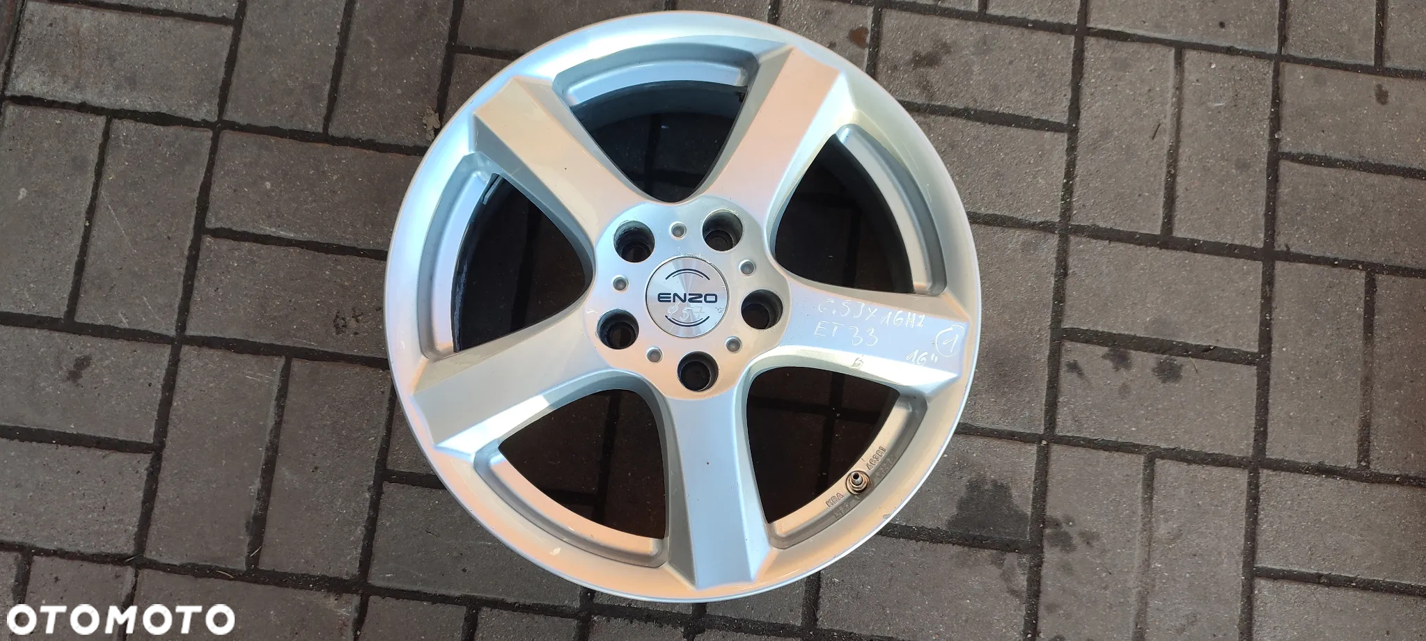 Felgi 5X112 6.5J16 Cali ET 33 VW AUDI SEAT SKODA ENZO KOMPLET - 2
