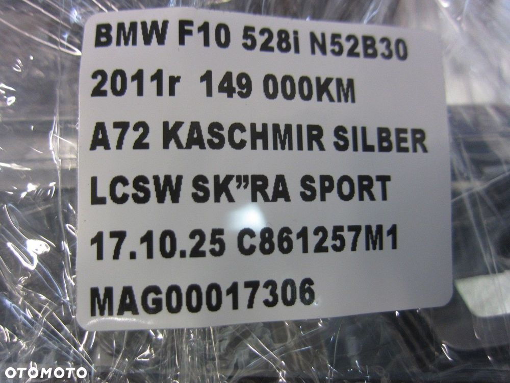 BMW F10 F11 LISTWY DEKORY CUP HOLDER DREWNO JESION KOMPLET ALU ŁADNE - 16