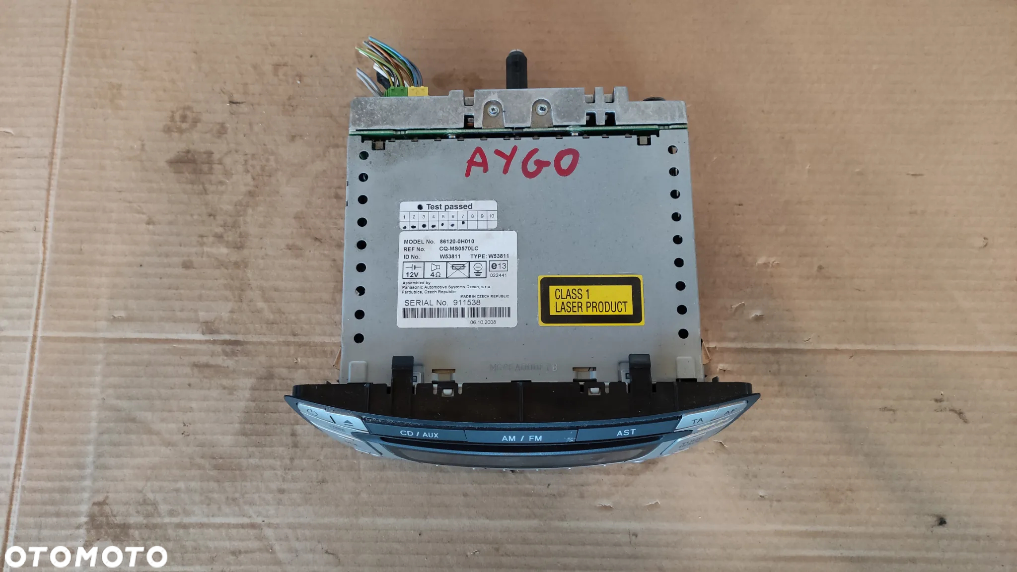 Radio Toyota Aygo - 5