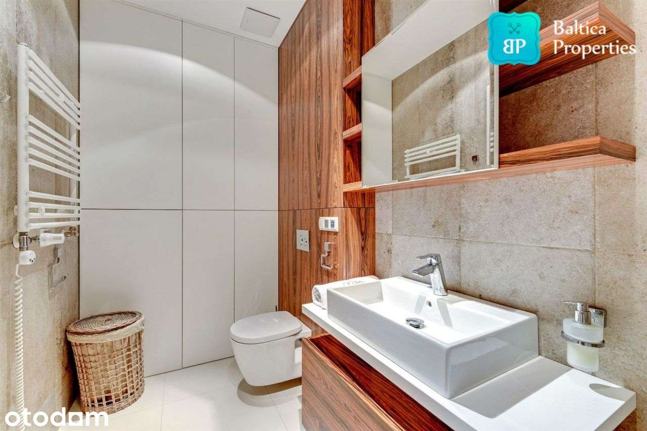 Elegancki apartament 100m od plaży Jelitkowo + gar