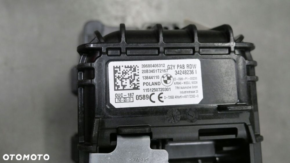 bmw g20 g21 g22 g26 airbag poduszka powietrzna pasażera 5a08120 34248236 - 3