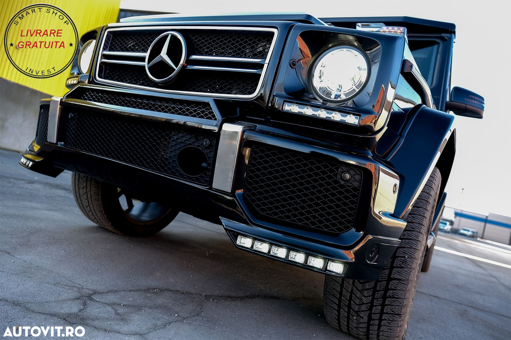 Prelungire Bara Fata DRL Mercedes G-Class W463 (1989-2017)- livrare gratuita - 9