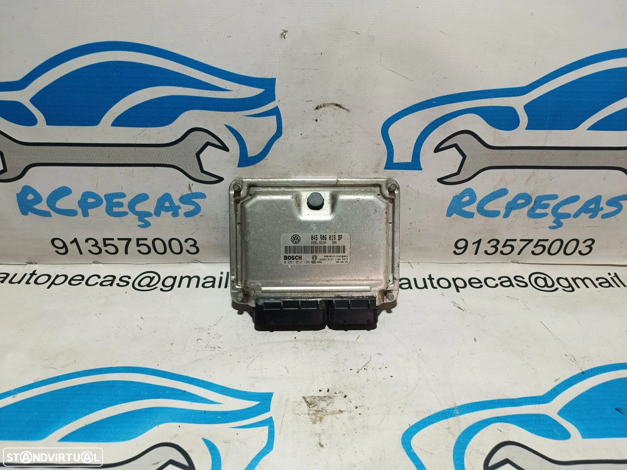CENTRALINA ECU MOTOR BOSCH 045906019BP 0281012194 VW VOLKSWAGEN POLO 9N3 1.4 TDI 70CV BNMVAG SEAT IBIZA 6L 1.4TDI 70CV - 2