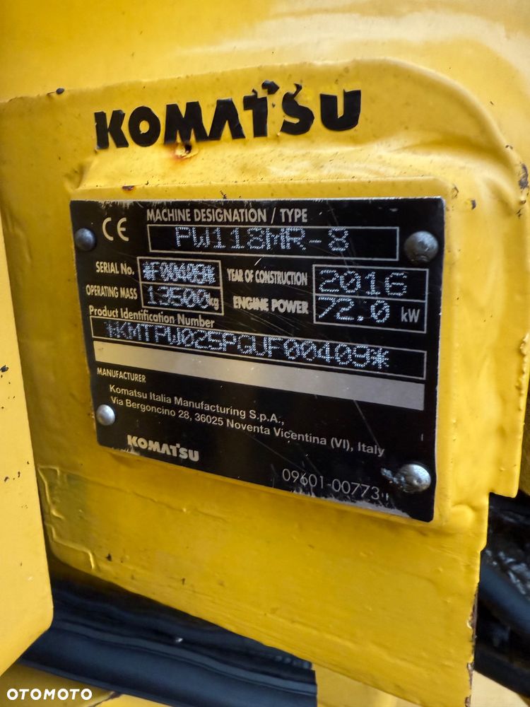 Komatsu PW118 - 6
