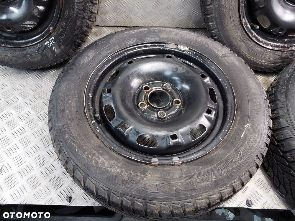 KOŁA FELGI OPONY ZIMOWE 4 SZT 5x100 5Jx14 165/70R14 SEAT VW SKODA AUDI - 5