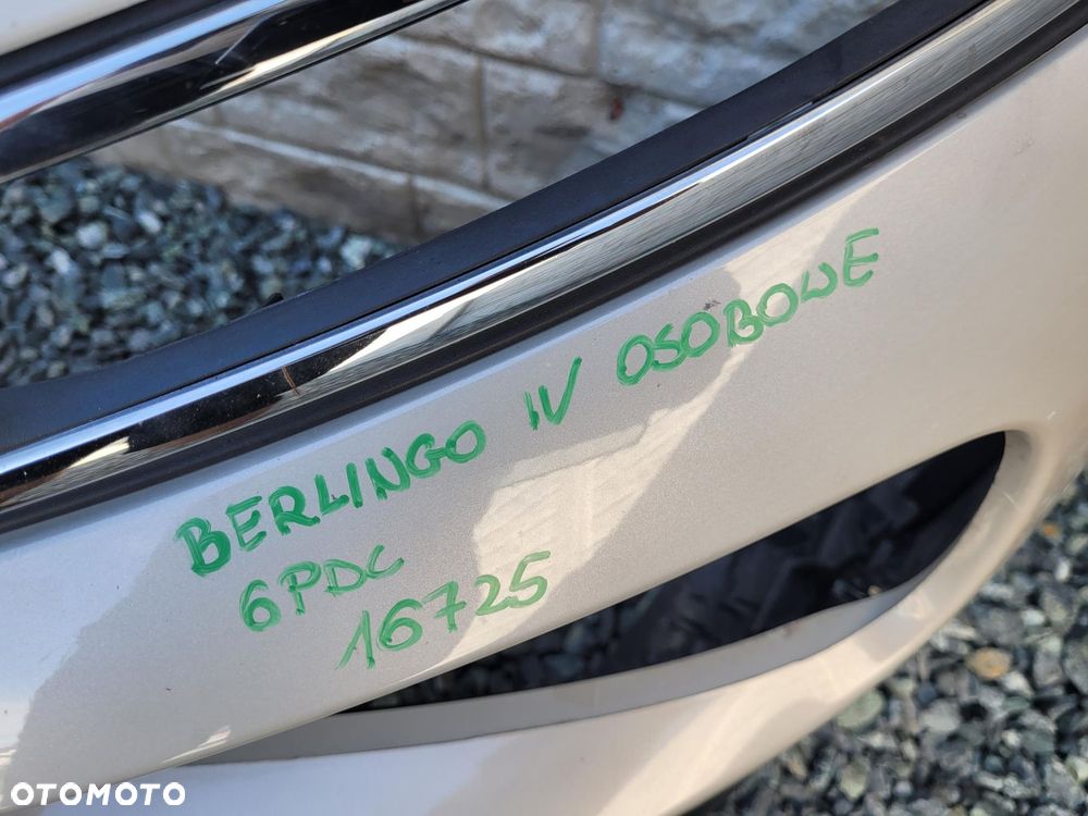 ZDERZAK PRZÓD PRZEDNI 6 PDC CITREON BERLINGO IV 18- #16725 - 8