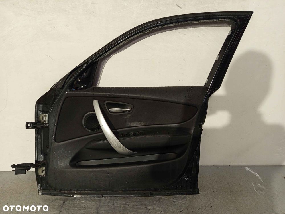 + DRZWI PRZÓD PRZEDNIE PRAWE DO BMW E87 SERIA 1 I SCHWARZ 2 CZARNE - 5