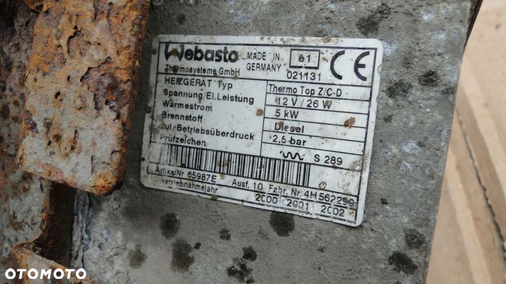 S-KLASA W220 CL W215 WEBASTO OGRZEWANIE POSTOJOWE - 3