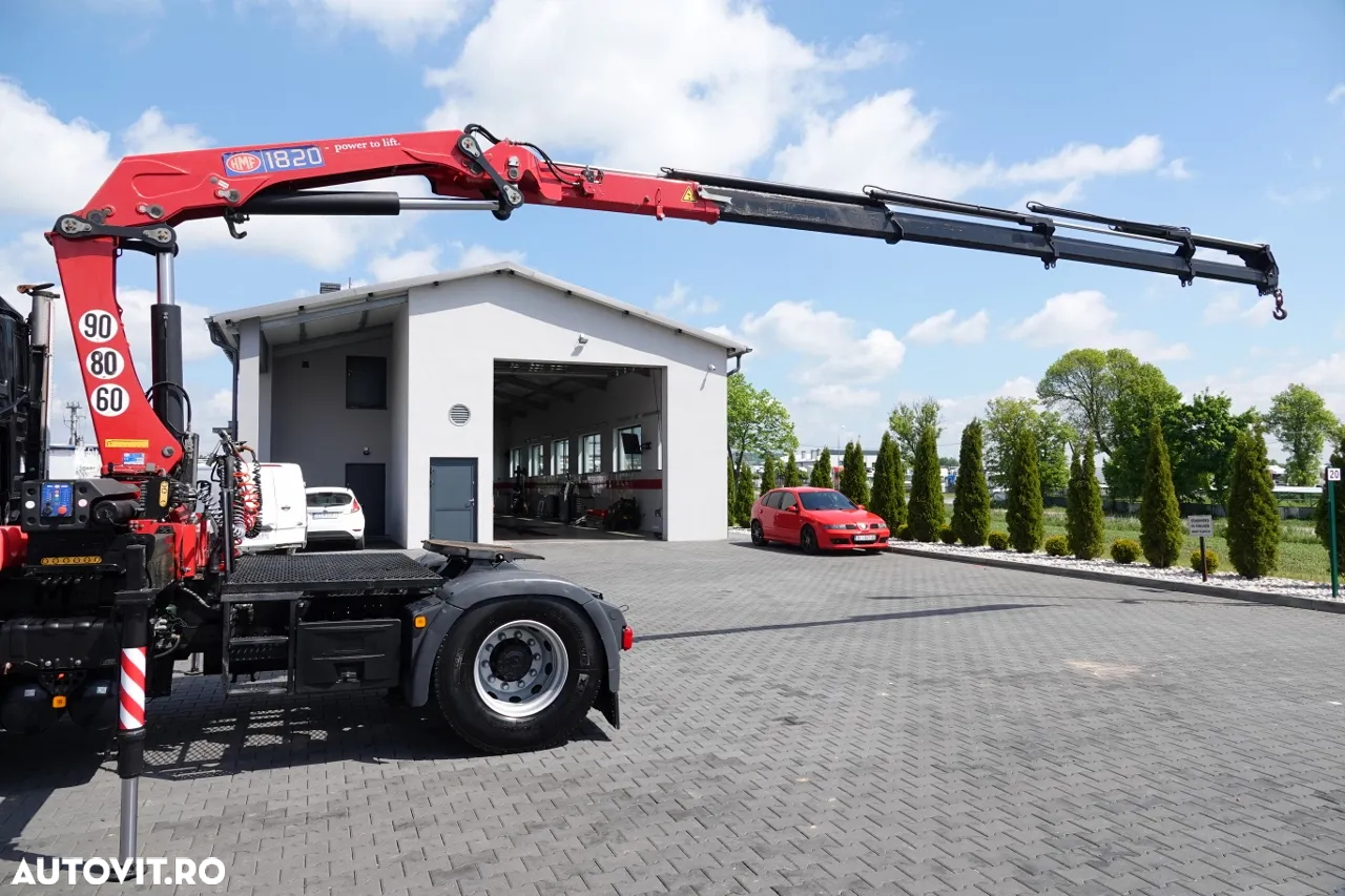 MAN TGS 480 / HDS HMF 1820 / RAZA 17,5 m / EURO 6 / MANUAL / RADIO CONTROL / TRACTOR - 5