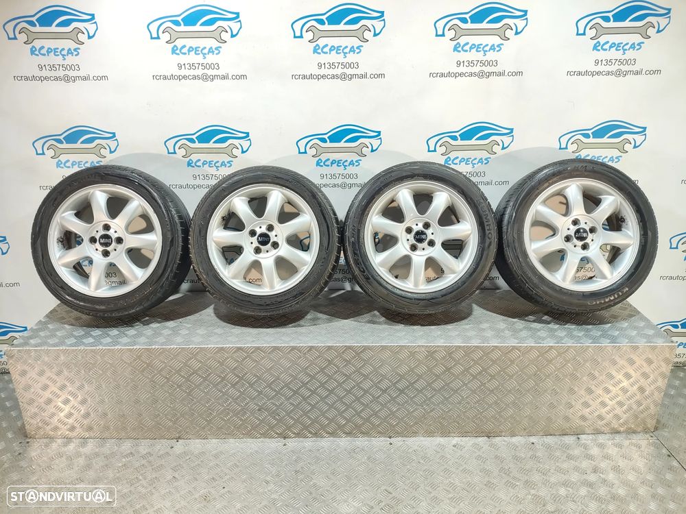 - JANTES RONAL ORIGINAIS MINI COOPER R56 16 POLEGADAS 6.5J ET48 4X100 36116775684 6775684 - 12