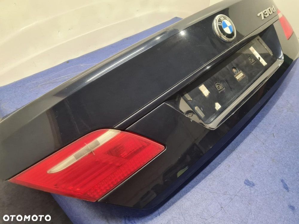 BMW 7 E65 LIFT TYLNA KLAPA BAGAŻNIKA A35/5  MONACOBLAU METALLIC - 3