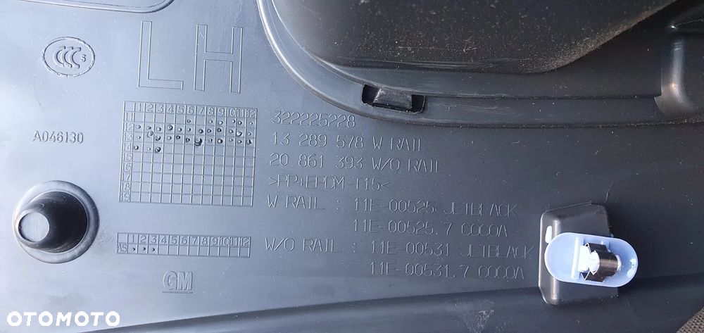 Boczek tapicerka bagażnika lewy tył Opel Zafira C - 6