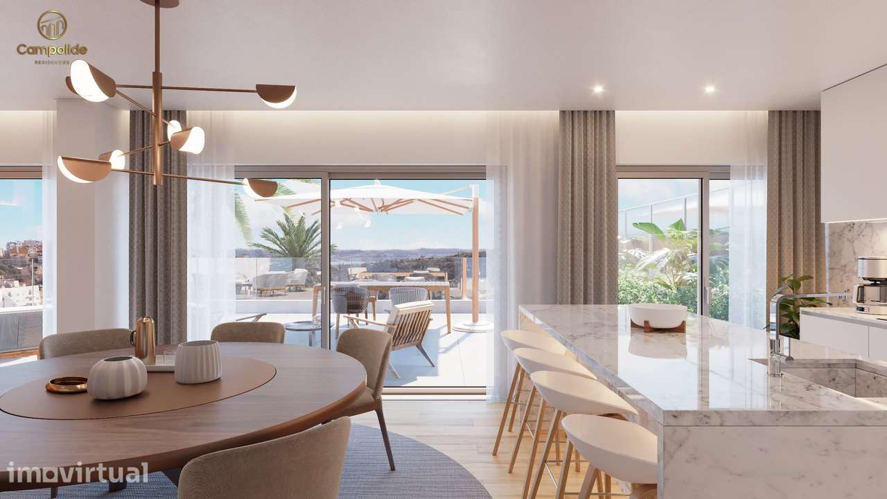 Apartamento T1 com terraço e parqueamento no "Campolide Residences", L - Grande imagem: 2/23