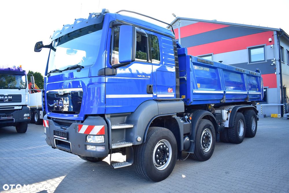 MAN TGS 35.440 8x4 BB Wywrotka 3-Str. Meiller-Kipper * Bordmatic * ! 12.2013 !  Manual/ Oryginalny lakier/ Sprowadzony z Niemiec ! Stan perfekcyjny ! - 1