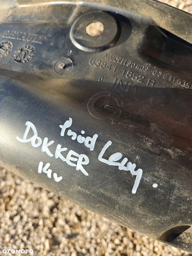 NADKOLE PRZÓD PRZEDNIE PRAWE LEWE  DACIA LODGY DOKKER 2014r 638402753R 638411852R ORYGINAŁ CAŁE - 6