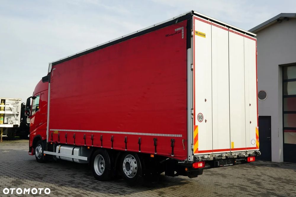 Volvo FH 460 / Firanka 7,4m  / I-SAVE / KLIMA POSTOJOWA / OŚ PODNOSZONA I SKRĘTNA / 2021 ROK / - 3
