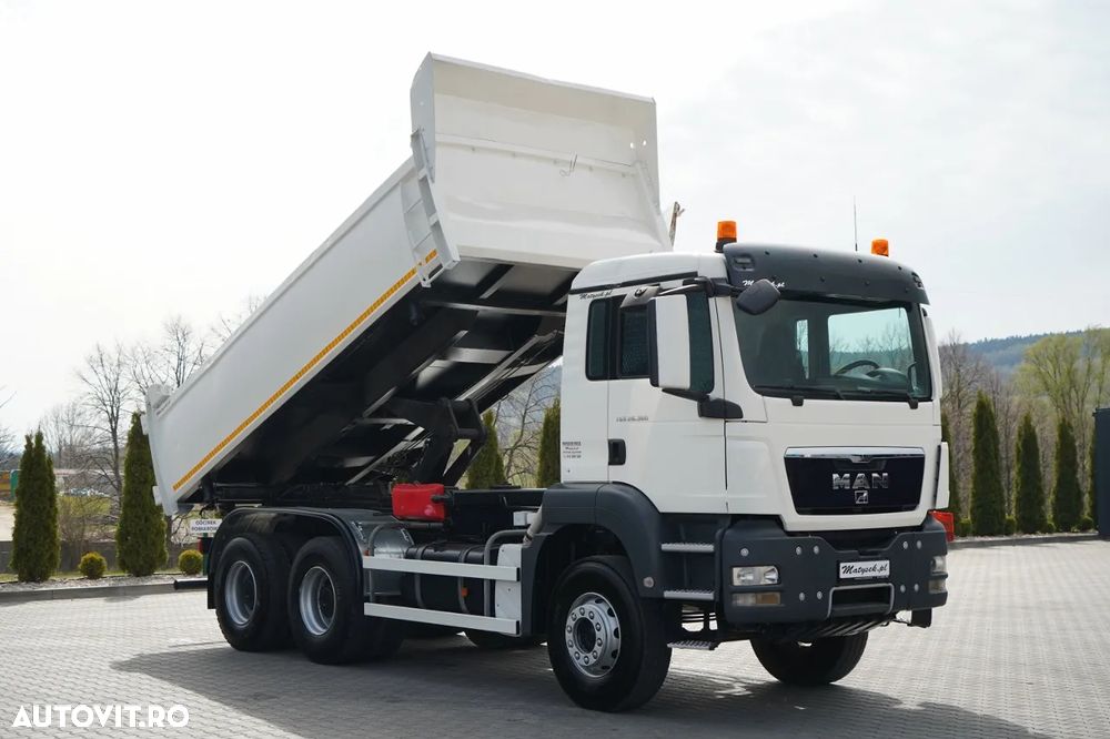 MAN TGS 26.360 / 6X4 / BASCUNĂ DUBLU / BASCUNĂ HIDRODOXICĂ / MANUALĂ BORDMATIC - 5
