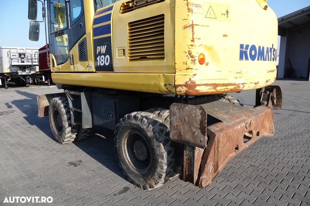 Komatsu PW 180-10 / EXCAVATOR PE ROȚI / 2017 / - 15
