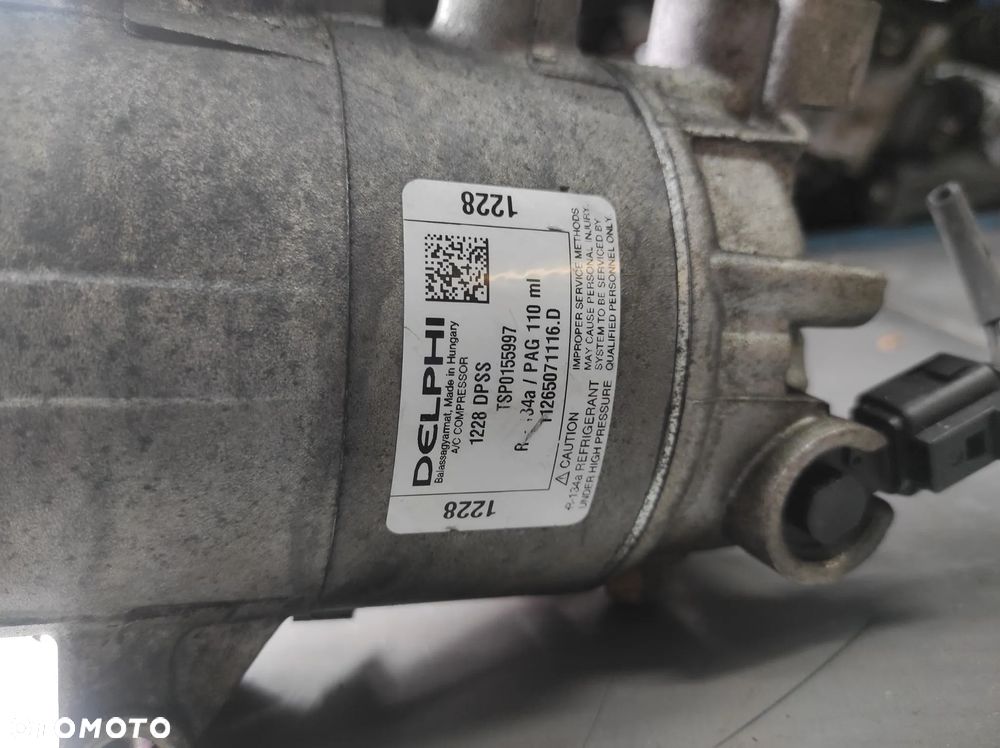 VW AUDI SEAT SKODA KOMPRESOR SPRĘŻARKA KLIMATYZACJI 5Q0 DELPHI SKODA OCTAVIA 3 SUPERB 3 VW GOLF 7 PASSAT B8 SEAT LEON 3 AUDI A3 8V SPRAWNY WYSYŁKA !!!!! - 2