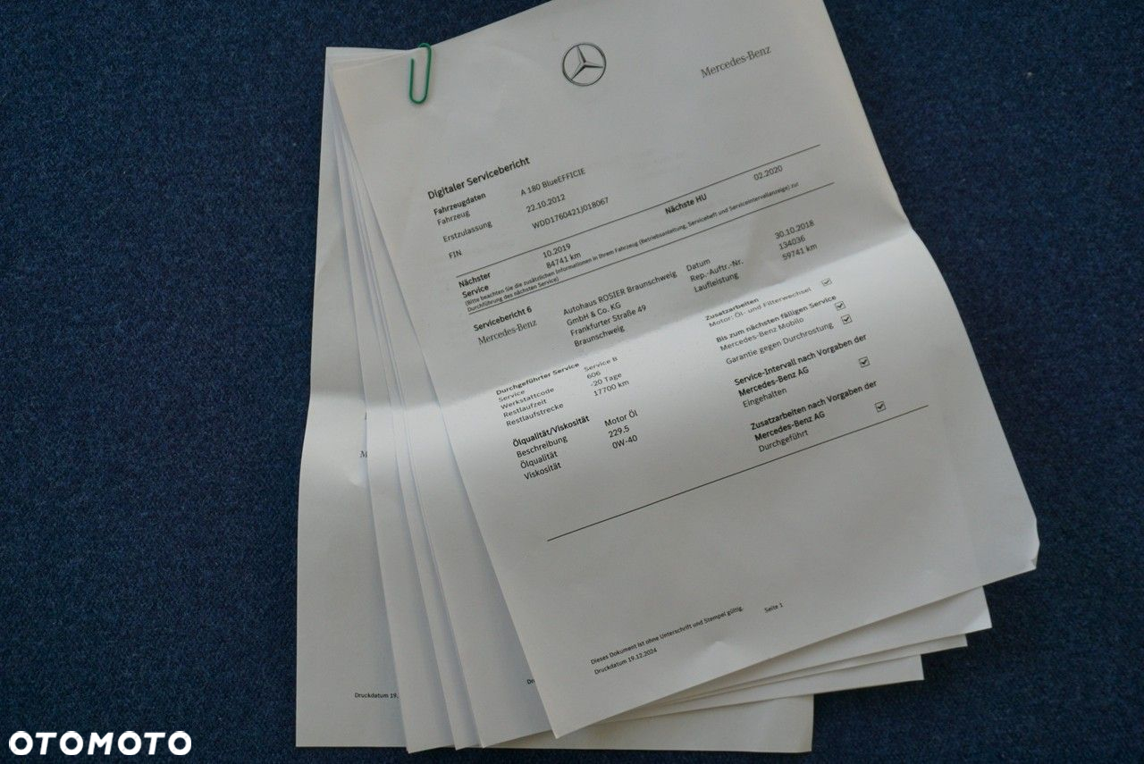 Mercedes-Benz Klasa A 180 (BlueEFFICIENCY) 7G-DCT Urban - 31