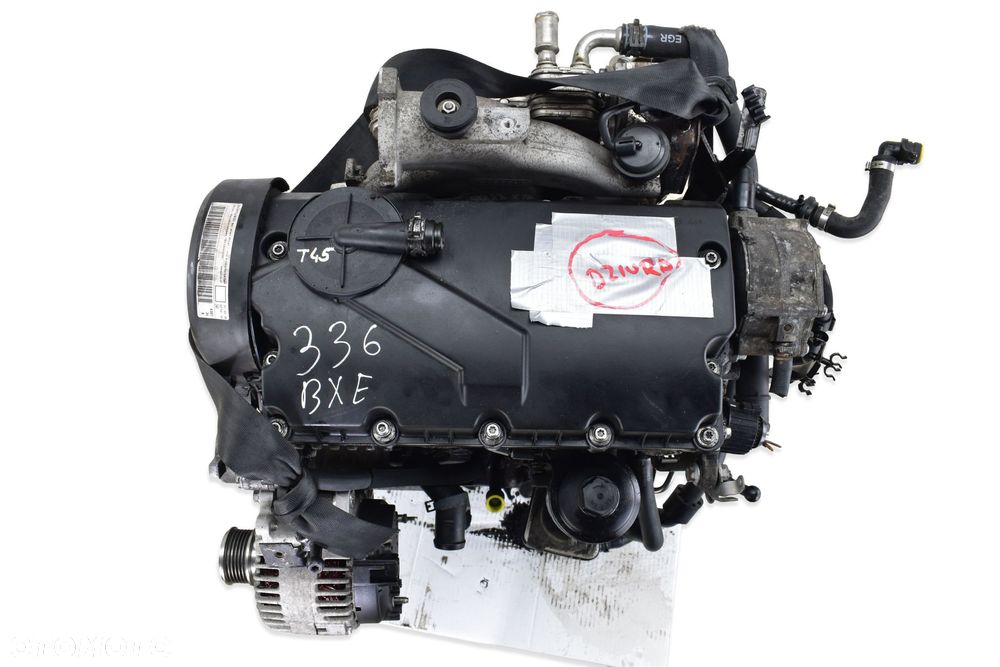 Silnik PASSAT B6 GOLF V TOURAN OCTAVIA II TOLEDO 1.9TDI 105KM BXE KOMPRESJA - 2