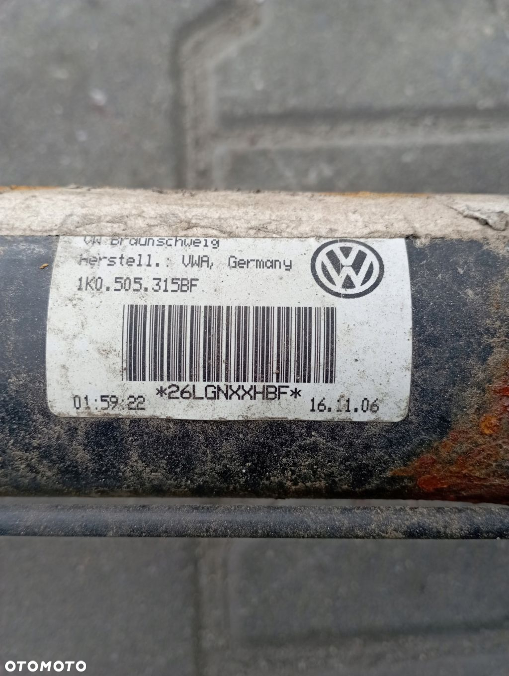 SEAT ALTEA XL ZAWIESZENIE BELKA TYŁ TYLNE 1K0505315BF - 5