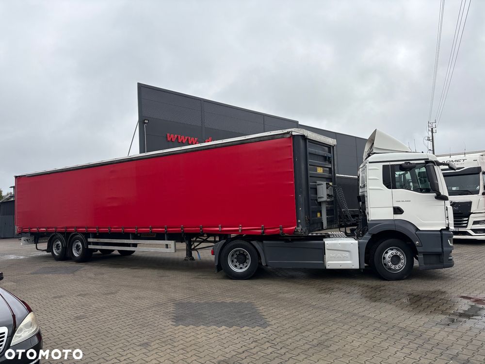 MAN TGS 18.400 / NOWY MODEL / ZESTAW / Z NACZEPĄ DWU OSIOWĄ / WIELTON NS-2 / SERWISOWANY / DO NAUKI JAZDY / AUTO-SZKOŁA / 360 / 500 - 10