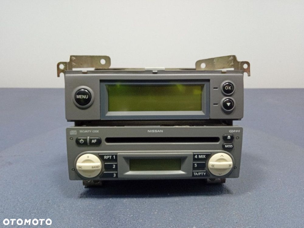 NISSAN MICRA K12 RADIO FABRYCZNE CD OEM WYŚWIETLACZ 7642346318 - 1