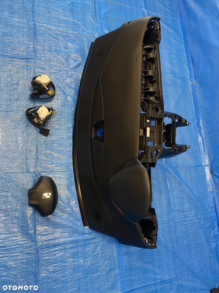 CITROEN DS3 DESKA ROZDZIELCZA KONSOLA KOKPIT PODUSZKI AIRBAG PASY ORYGINAŁ KOMPLET - 4