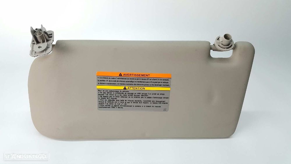 PÁLA DO SOL ESQUERDA NISSAN NAVARA PICK-UP (D40M) KING CAB SE 4X4 - 1