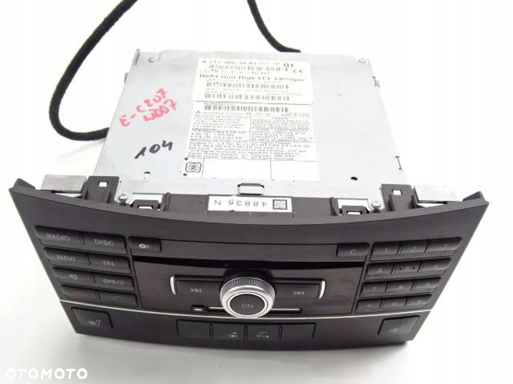 radio cd nawigacja mercedes c207 w207 - 4