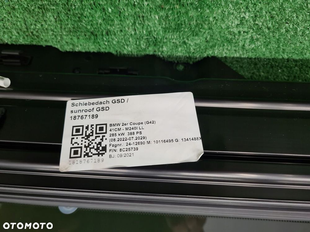 BMW 2 G42 SZYBERDACH DACH PRZESUWNY 9451945 - 7