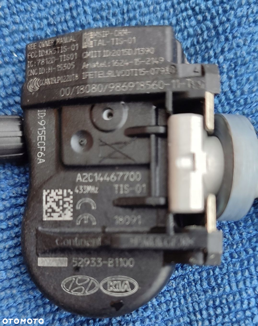 Czujniki Ciśnienia Tpms Oryg. Kia Ceed Hyundai I30 52933-B1100 Idealne Demo - 2