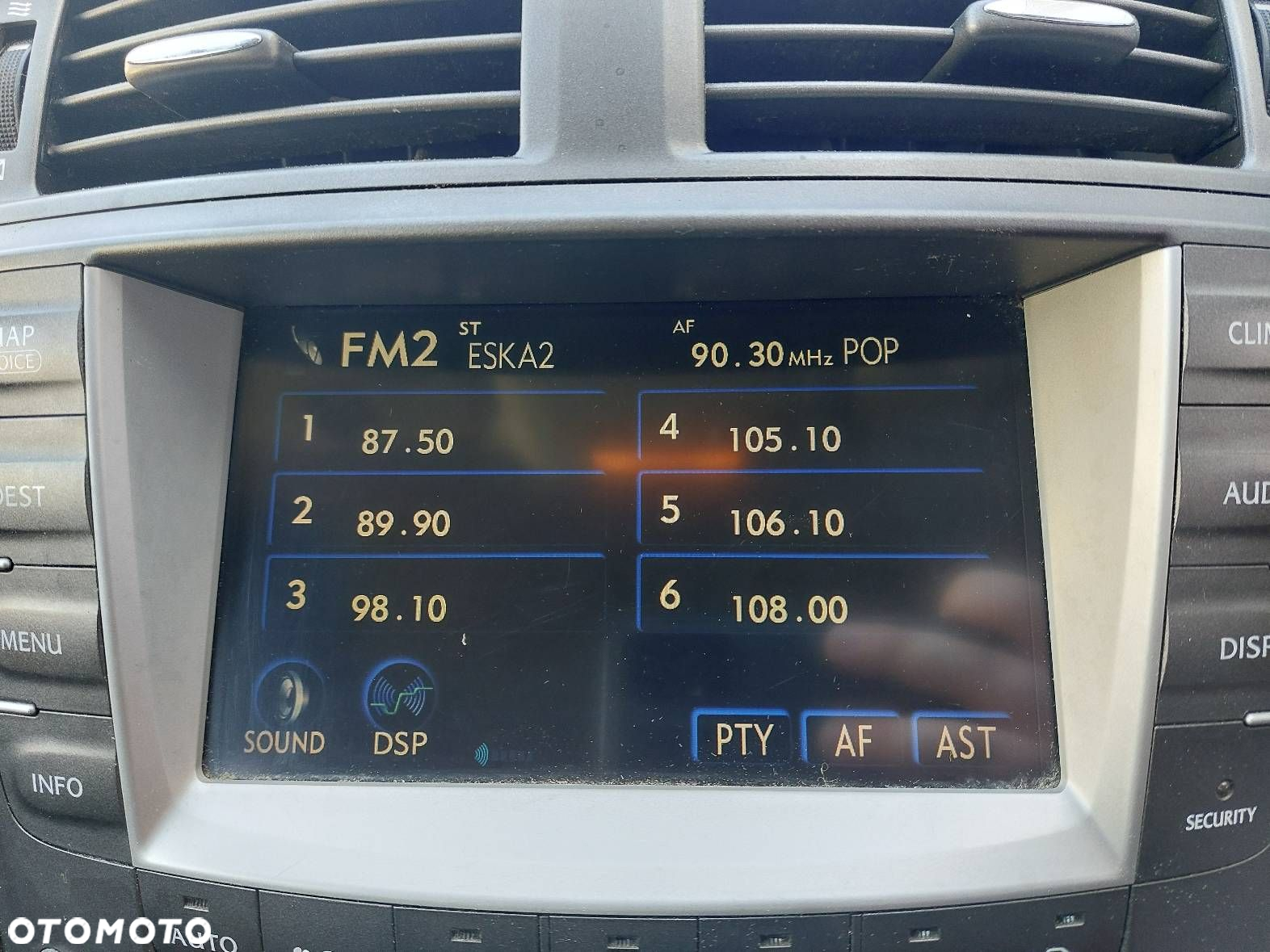RADIO ODTWARZACZ + PANEL NAWIEWU + RAMKA LEXUS IS II - 7