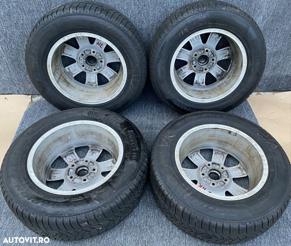 Jante De Aliaj 17” 5 x 130+Vw Touareg+Cauciucuri Iarna 235-65-17'' M+S - 8