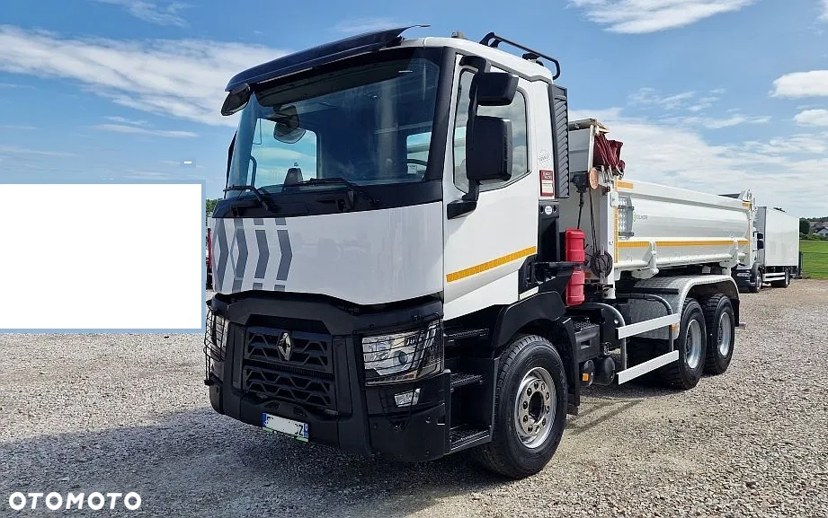 Renault c430 6x4 Wywrotka trzystronna Hydroburta, Jak Nowe - 9