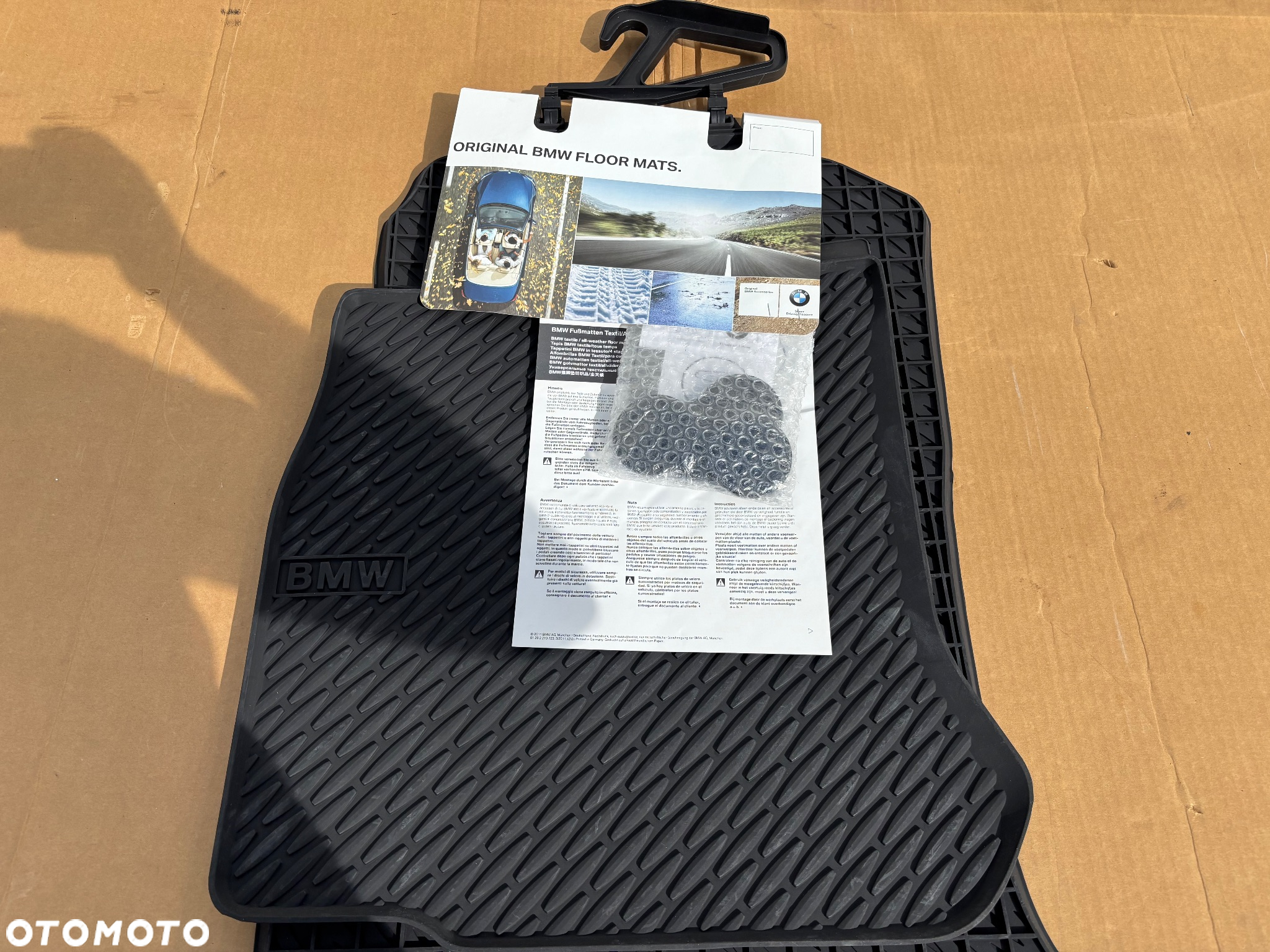 Oryginalne Nowe Dywaniki Przednie BMW 6 F06 F12 F13 2163801 LIFT I PRZED LIFT - 5