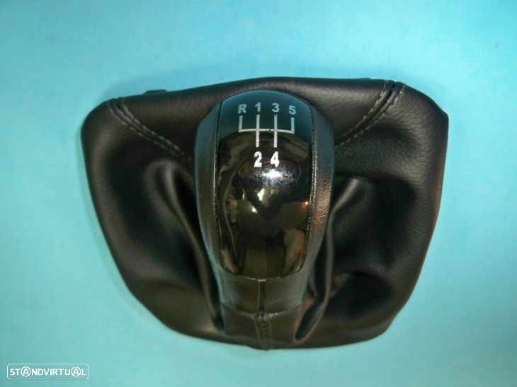 Moca manete alavanca velocidades Skoda Octavia MK2  preta NOVA - 3