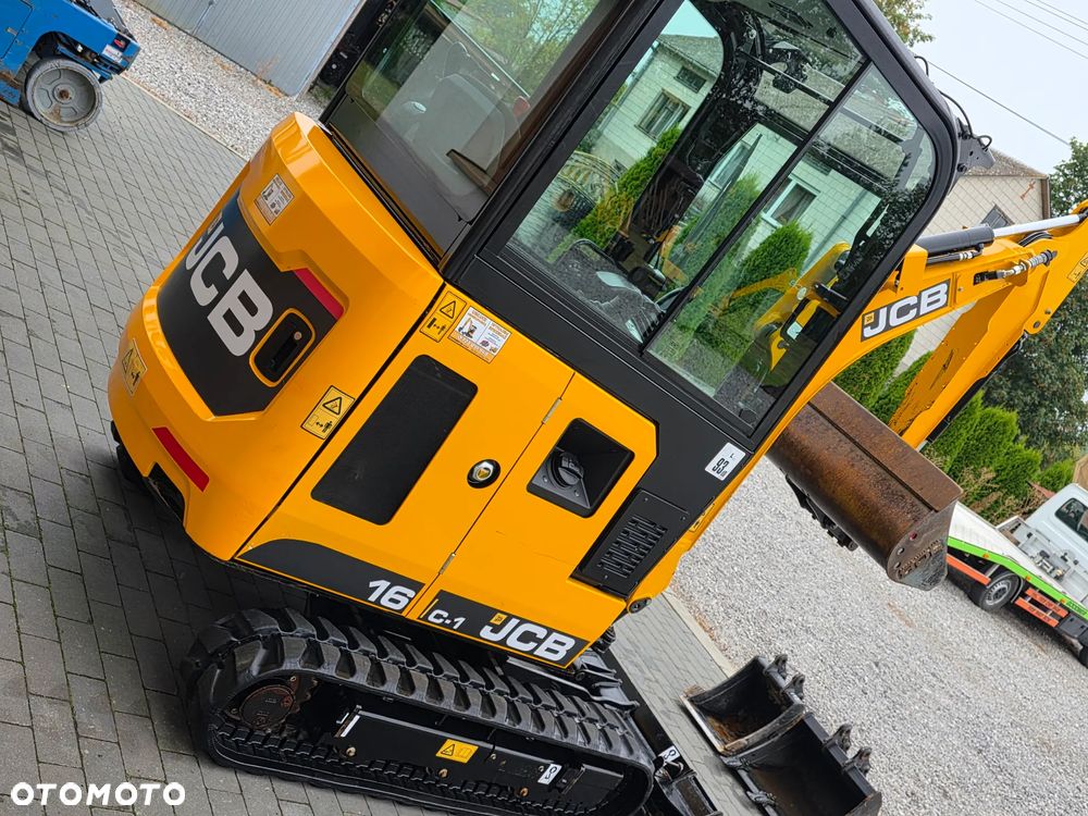 JCB JCB 16 C-1 mini koparka 3 łyżki szybkozłącze 19c1 sprowadzona 8018 serwisowana - 6