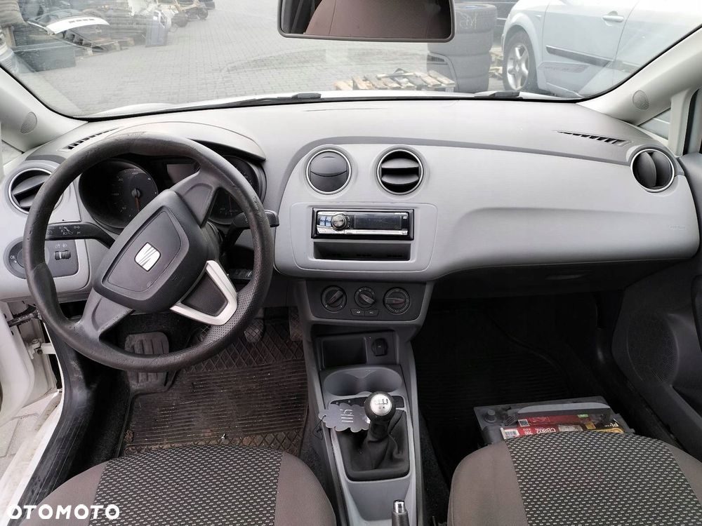 ZESTAW AIRBAG KOKPIT DESKA MODUŁ PODUSZKI PASY SEAT IBIZA IV 6J 3D - 1