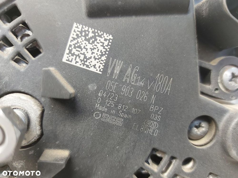 Ford Tourneo Connect III MK3 CADDY 2K7 ALTERNATOR 05E903026N - 3