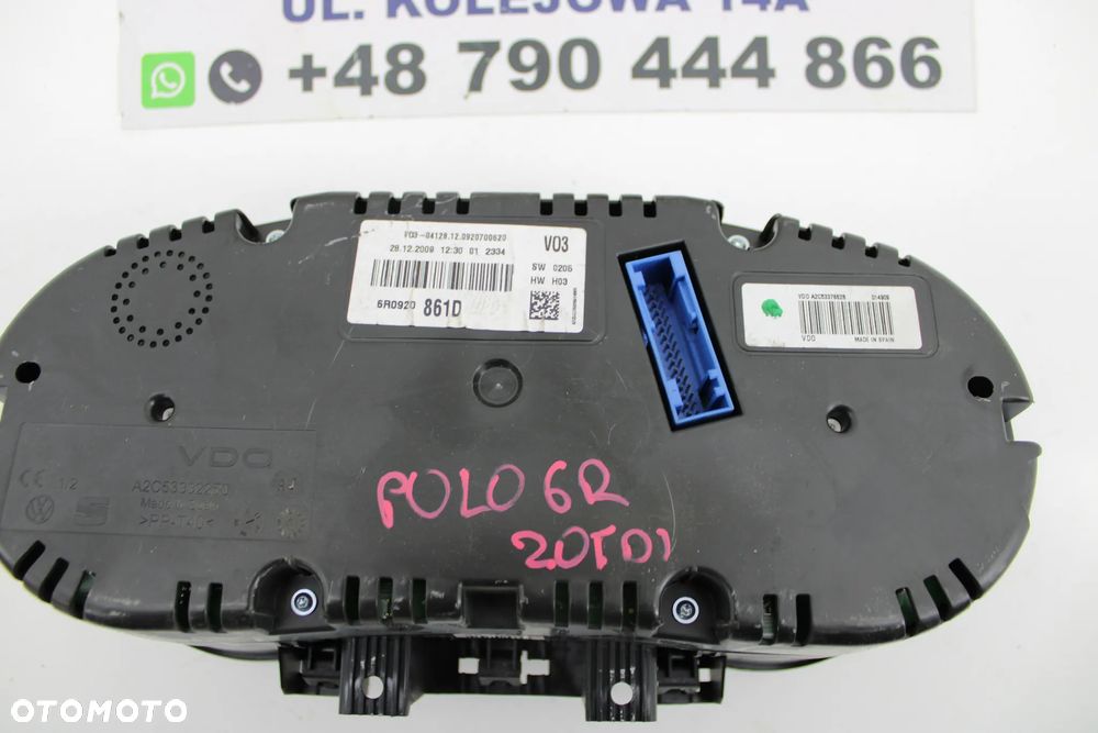 VW Polo 6R 1.6 TDI Zestaw Startowy Komputer - 5