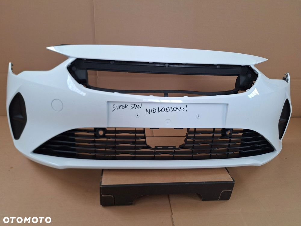 OPEL CORSA F 19-23 NIE KLEJONY! SUPER STAN W KOLOR EWP ZDERZAK PRZÓD PRZEDNI+STELAŻ+KRATKI ORYG. GM 9830280980 WYSYŁKA 2 - 1